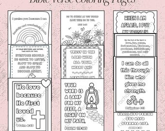 Bible Verse Coloring Pages: Christian Scripture, Kids & Adults