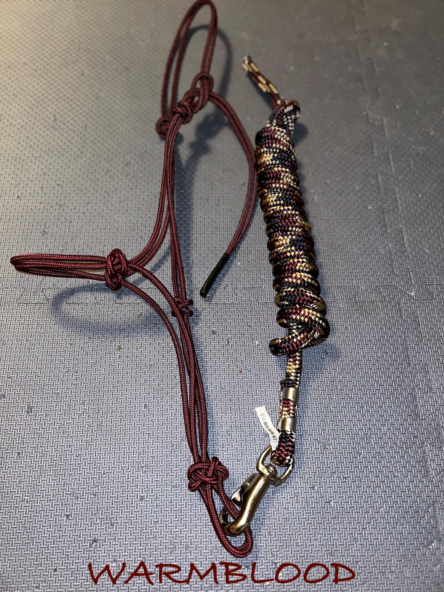 Polyester Rope Equine Equine Stiff or Soft Polyester Halter Cord 1/4