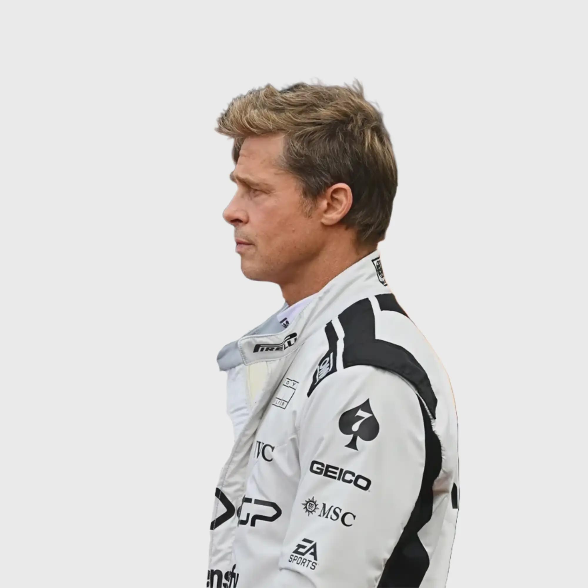 2025 Brad Pitt the Movie APX GP the Movie Replica Go Kart Racing Suit ...