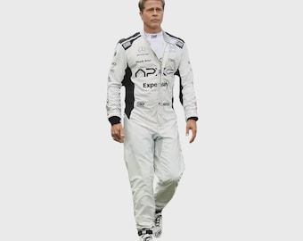 2025 Brad Pitt The Movie APX GP The Movie Replica Go Kart Racing Suit