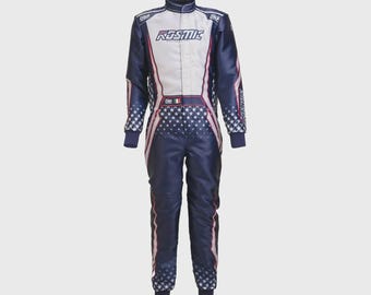 Nuevo traje de carreras Kosmic Driver 2025, réplica general del traje de carreras de karts OMP