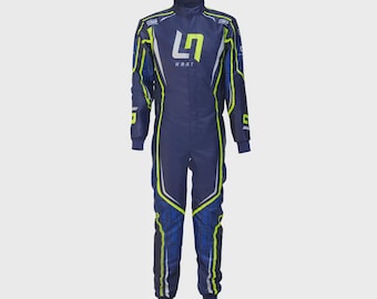 2022 LN Kart Racing Suit OMP Overall Replica Karting Race Suit