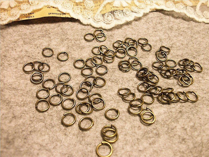smaller ones-Jewelry handmade must-have jump rings--antique bronze-30…