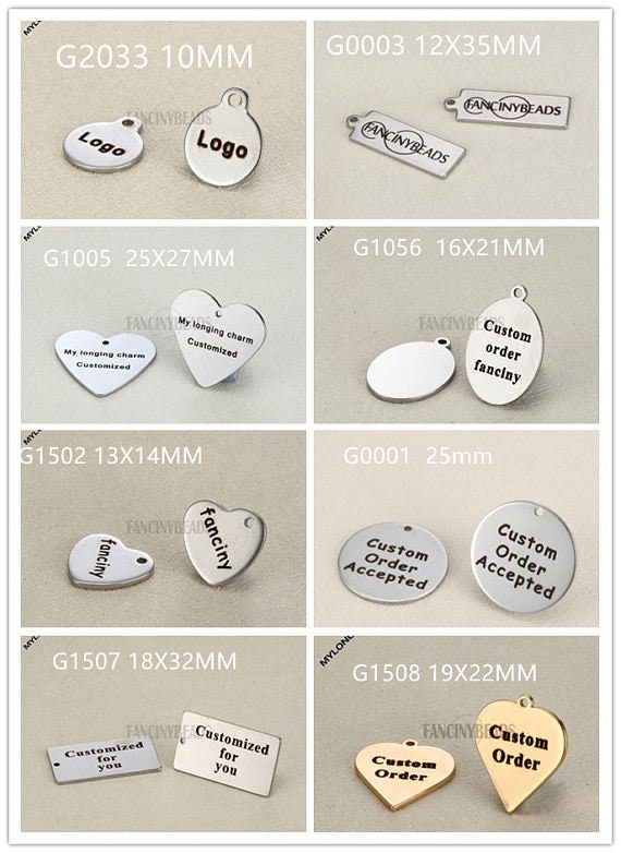 Ready to engrave-Your logo or words here--50 pcs custom order Laser E…