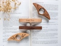 Personalized Page Spreader,Book Page Holder Walnut Book Thumb Spreader Custom Name Thumb Page Holder Reading Assistant Gift for Book Lovers product logo