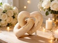 Personalized Infinity Heart Sculpture,Valentine\u2019s Day Gift with Custom Names,Romantic Couple Keepsake, Anniversary Present for Him Her product logo
