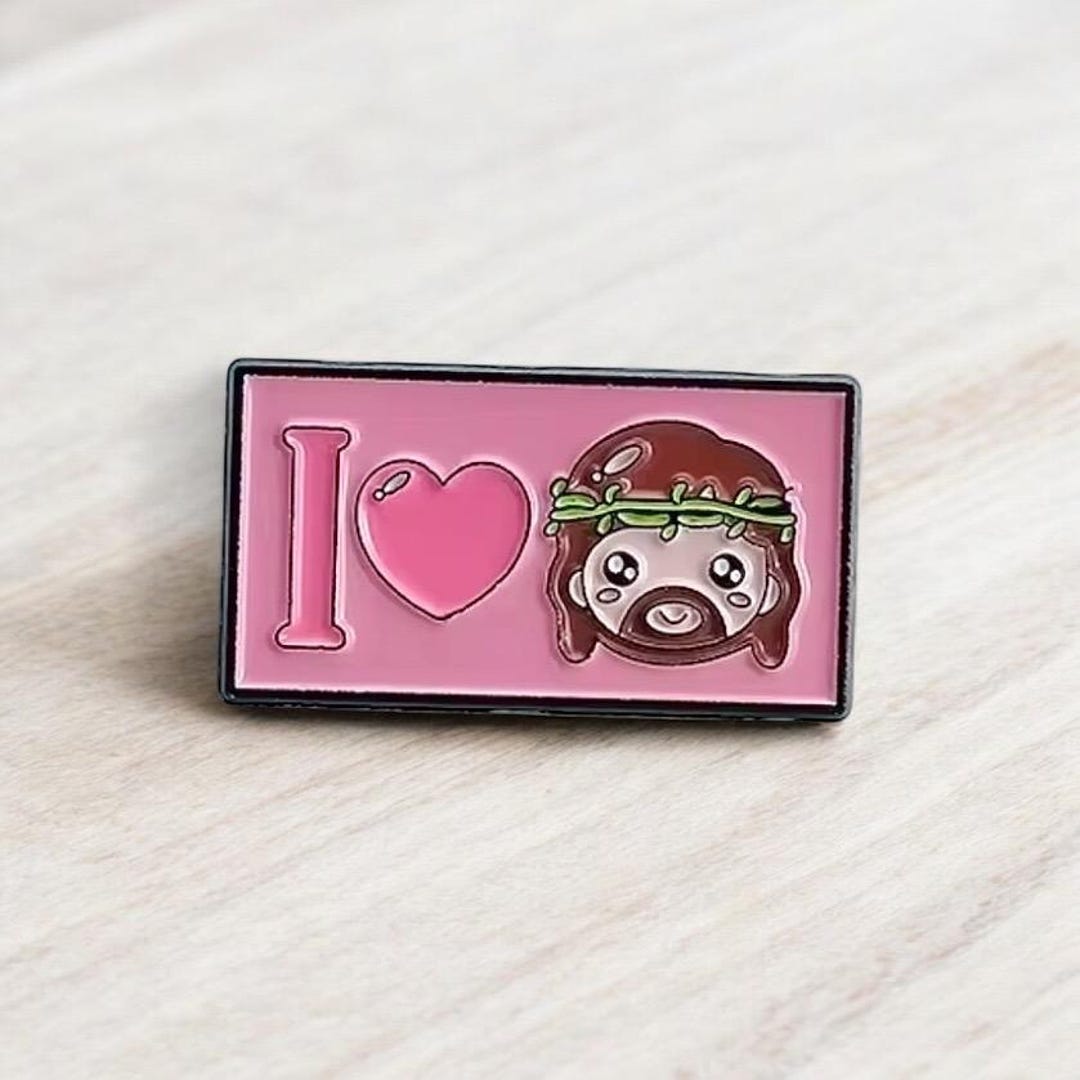 Jesus Enamel Pin: Faith-based Lapel Pin - Etsy