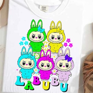 Labubu Svg Png, Kawaii Monsters Clipart, Labubu Character Png, Retro Labubu Svg, Labubu Shirt Png