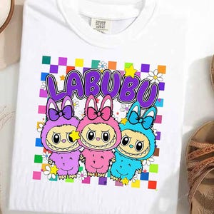 Labubu Design PNG Bundle, Kawaii Monsters Cliparts, Labubu Design, Labubu Character Designs