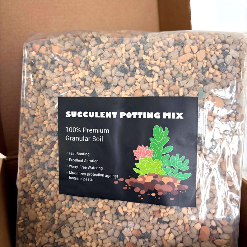 2.5LBS/5LBS Super Blend Cactus & Succulent Soil Mix ,easy to Take Root ...