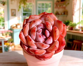 Echeveria Orange Monroe Rare Succulent: 2.5" Green Live Plant, indoor living decoration, wedding favor