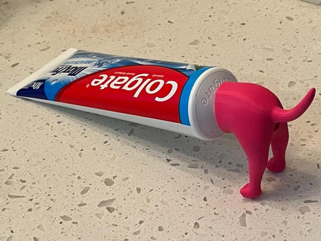 Funny Gag Gift Dog Bottom Toothpaste Holder Fits Colgate Tubes Only ...