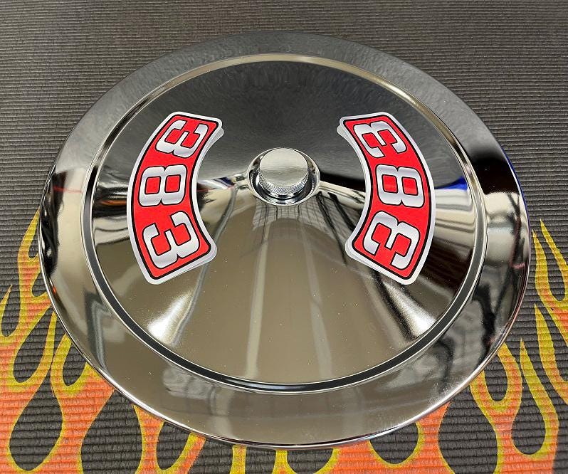 383 Sticker NEW 383 Air Cleaner Decal Sticker for Dodge Plymouth Chrysler Classic ...