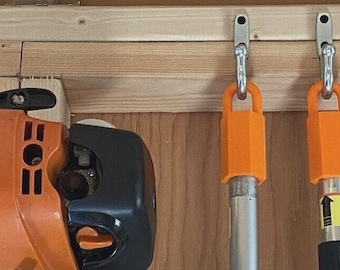 3 KOMBI STORAGE Hooks Hanger For Stihl Edger Trimmer Blower Pruner Shaft Orange