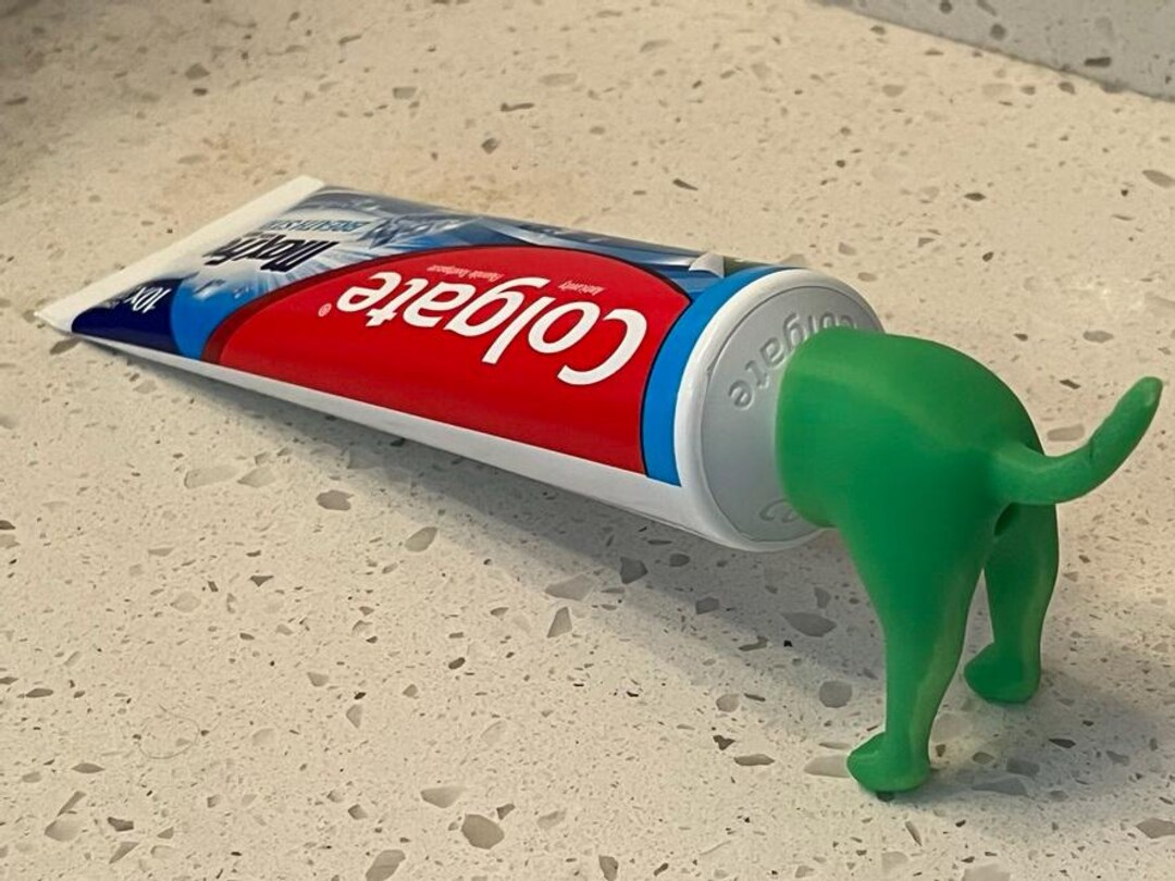 Funny Gag Gift Dog Bottom Toothpaste Holder Fits Colgate Tubes Only ...