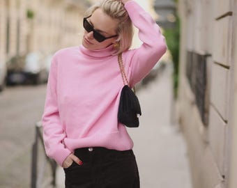 Wollen trui "Celine" oversized damesgebreide casual minimalistische stijl
