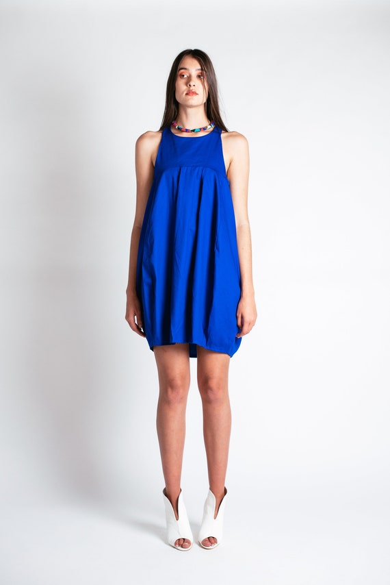 balloon cocktail dress