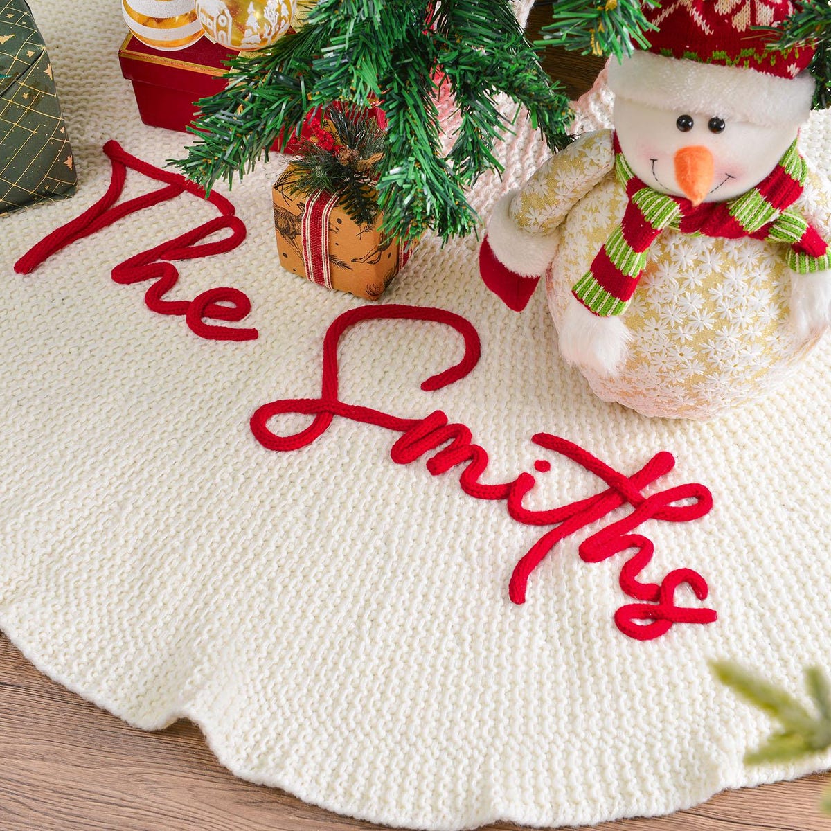 Personalized Christmas Tree Skirt, Family Christmas Tree Skirts, Custom House Warming Gift, Christmas Home Decor, Christmas Decorations - Etsy