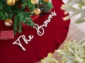 Personalized Christmas Tree Skirt, Family Christmas Tree Skirts, Custom House Warming Gift, Christmas Home Decor, Christmas Decorations