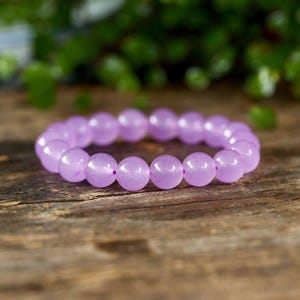 purple jade bracelet 10mm