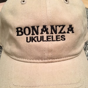 Bonanza Ukulele Bestickte Hutmütze - Free Uke On Board Sticker