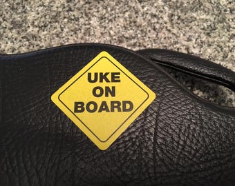 Uke On Board Stickers - Set of 4