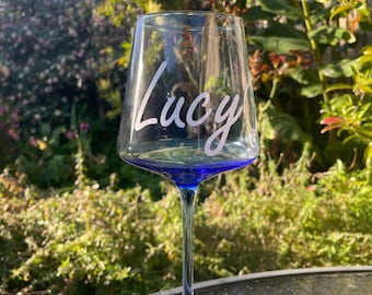 Vinyl Stickers for Personalised Wine and Cocktail Glasses