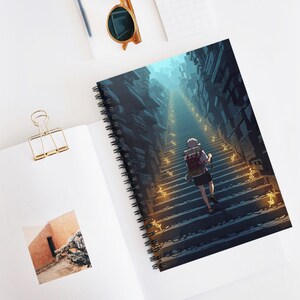 Abenteuer-inspiriertes Spiral-Notizbuch