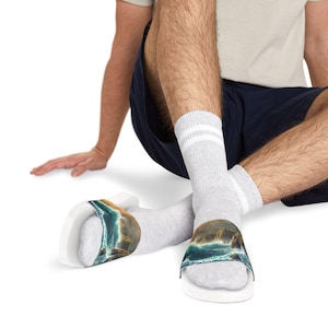 Sandals,landscape men&#39;s removeable strap sandal.