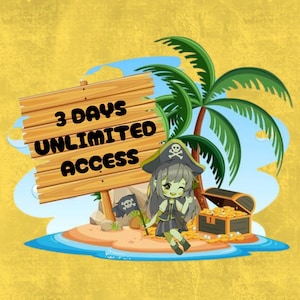 3 DAYS UNLiMiTED ACCESS / Auto Restock