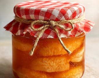 Handmade Jam Scented Candle: Sweet Home Decor Gift
