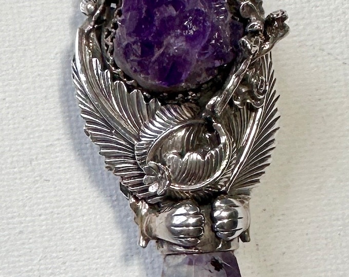 Vintage Bob Stringer One of a Kind, Sterling Silver Pendant - Etsy