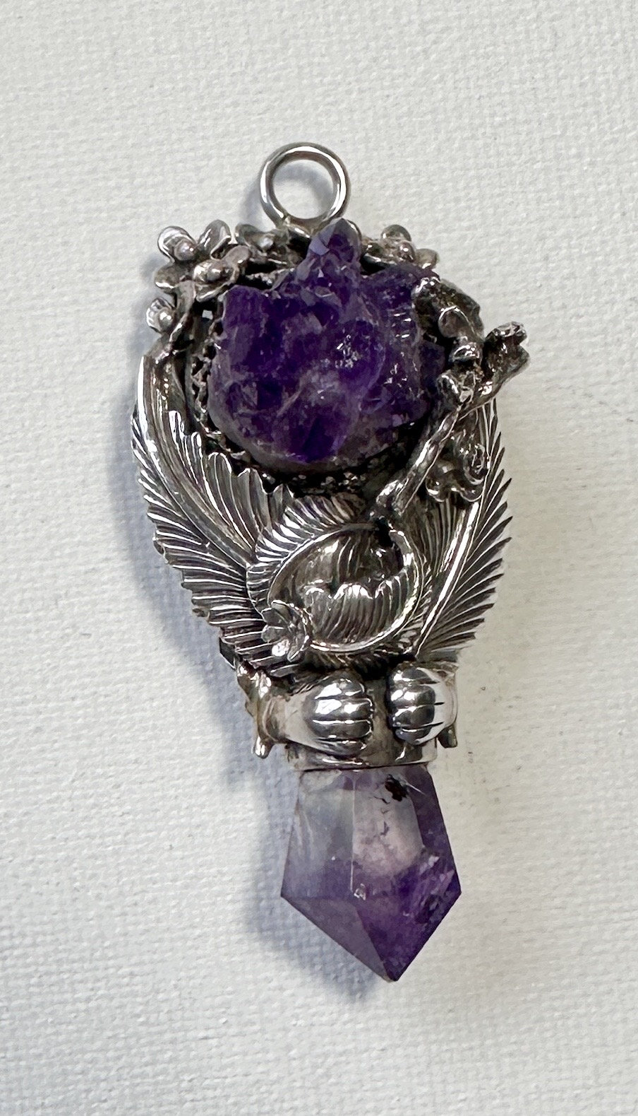 Vintage Bob Stringer One of a Kind, Sterling Silver Pendant - Etsy