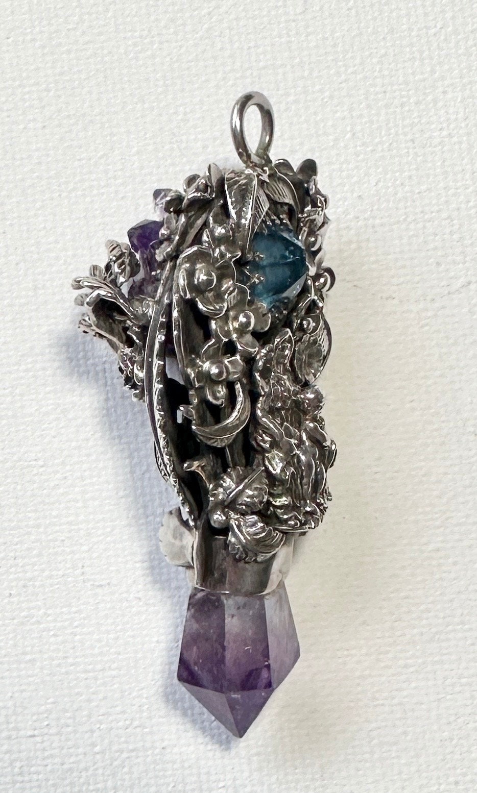 Vintage Bob Stringer One of a Kind, Sterling Silver Pendant - Etsy