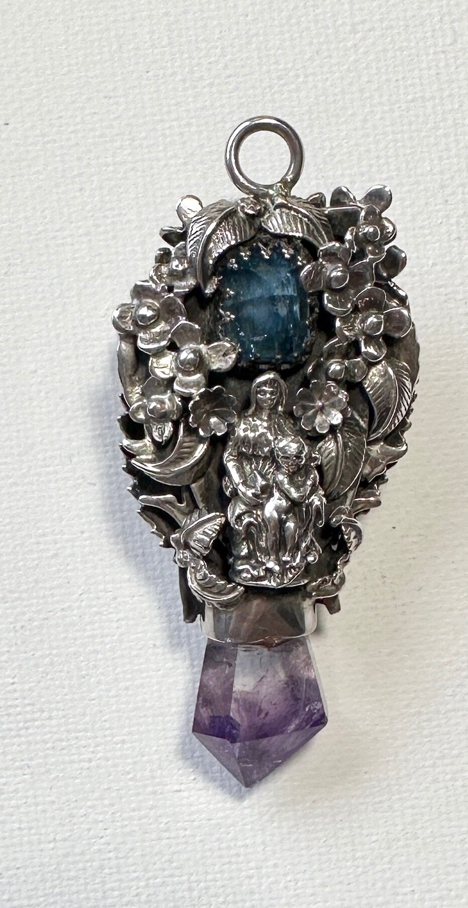 Vintage Bob Stringer One of a Kind, Sterling Silver Pendant - Etsy