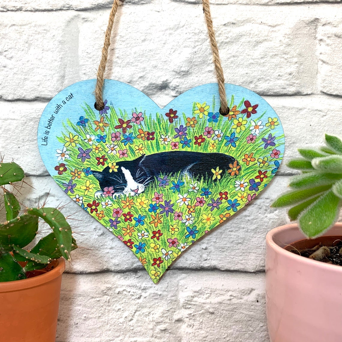 Cat Gifts for Owners, Gift for Cat Lovers, Wall Hanging Plaque, Cat Gifts for Women, Cat Gifts