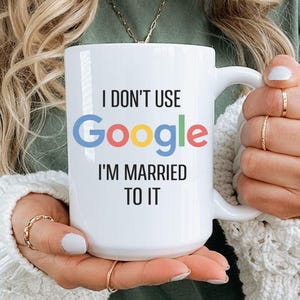 Rolig Google-citat kaffemugg present gift med teknik humor kopp nörd kontorspresent för programmerare kollegor teknikälskare födelsedagspresentidé
