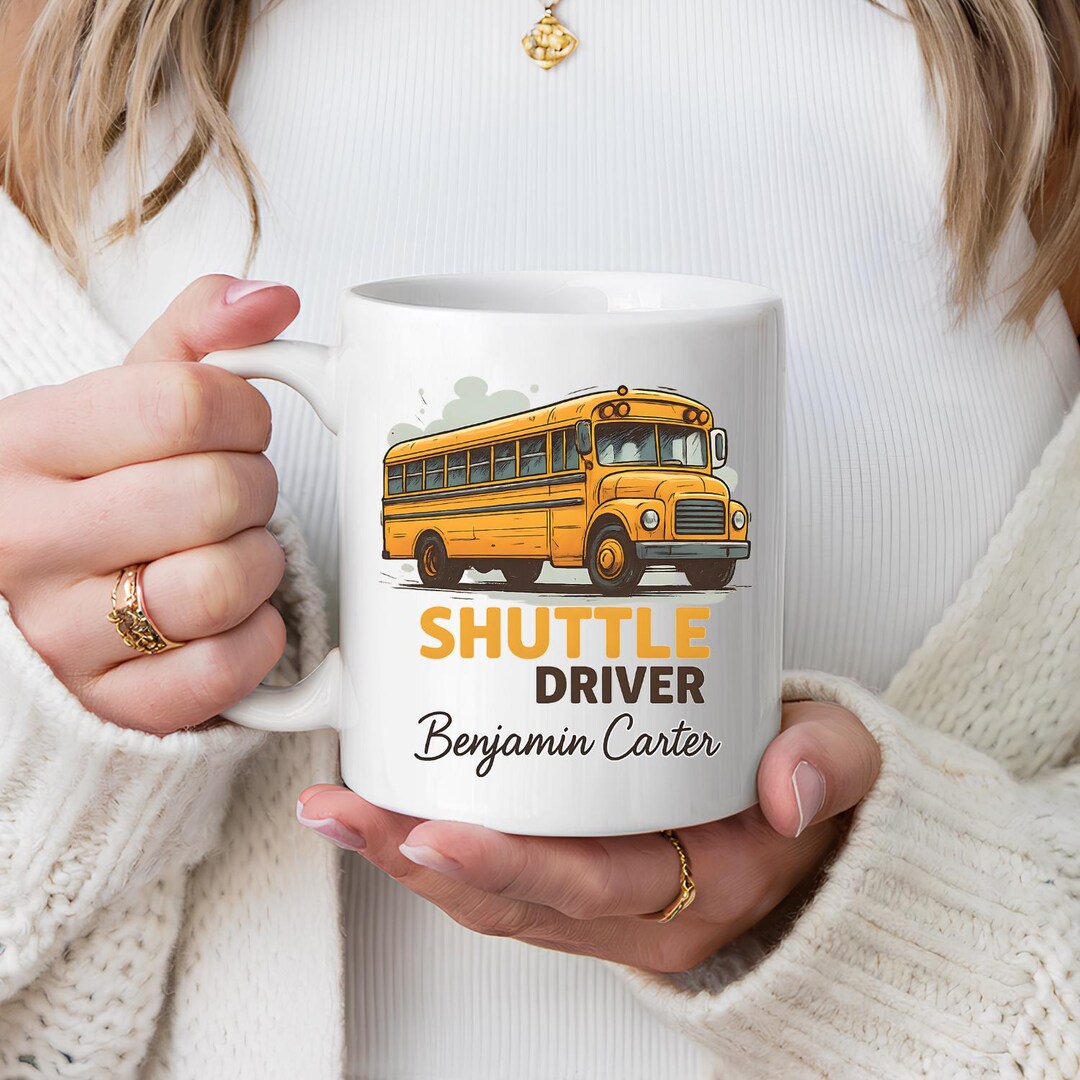 School Bus Driver Gift Bus Driver Coffee Tumbler Personalized Coffee ...