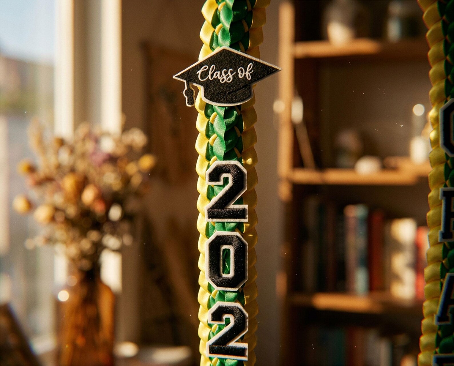 Class of 2026 Ribbon Lei, Personalized Graduation Stole, Handmade ...