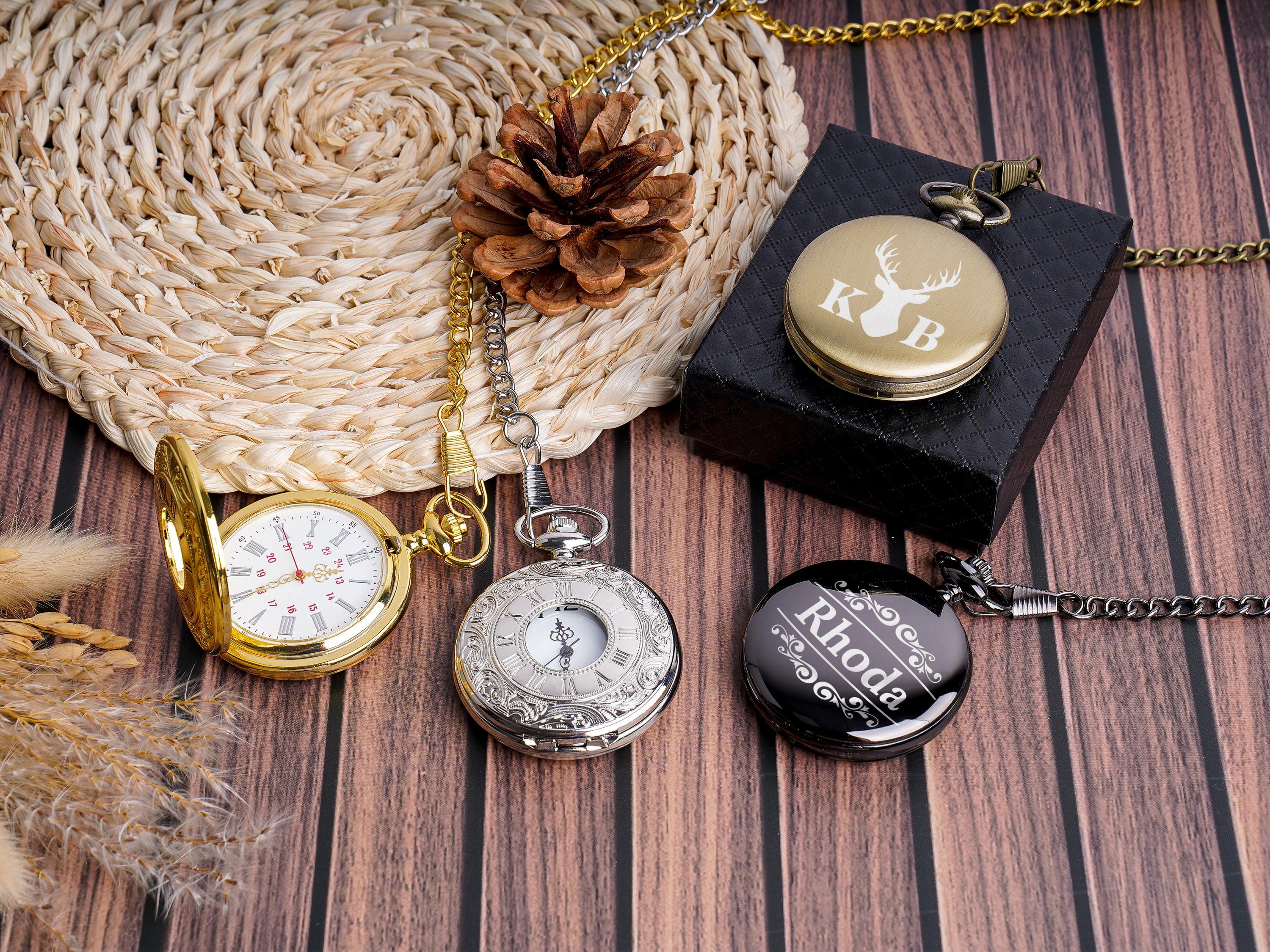 Vintage Pocket Watch Engravable