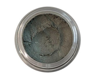 Slate Gray Vegan Mineral Eyeshadow, Loose eyeshadow, Cruelty Free Makeup