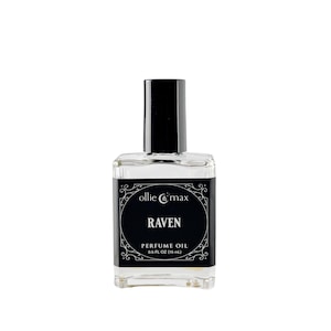 Raven Perfume Oil, Vegan Perfume, Cruelty Free, Wicca perfume, Goth Perfume