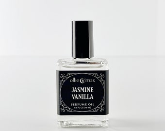 Jasmine Vanilla Perfume Oil Natural and Vegan