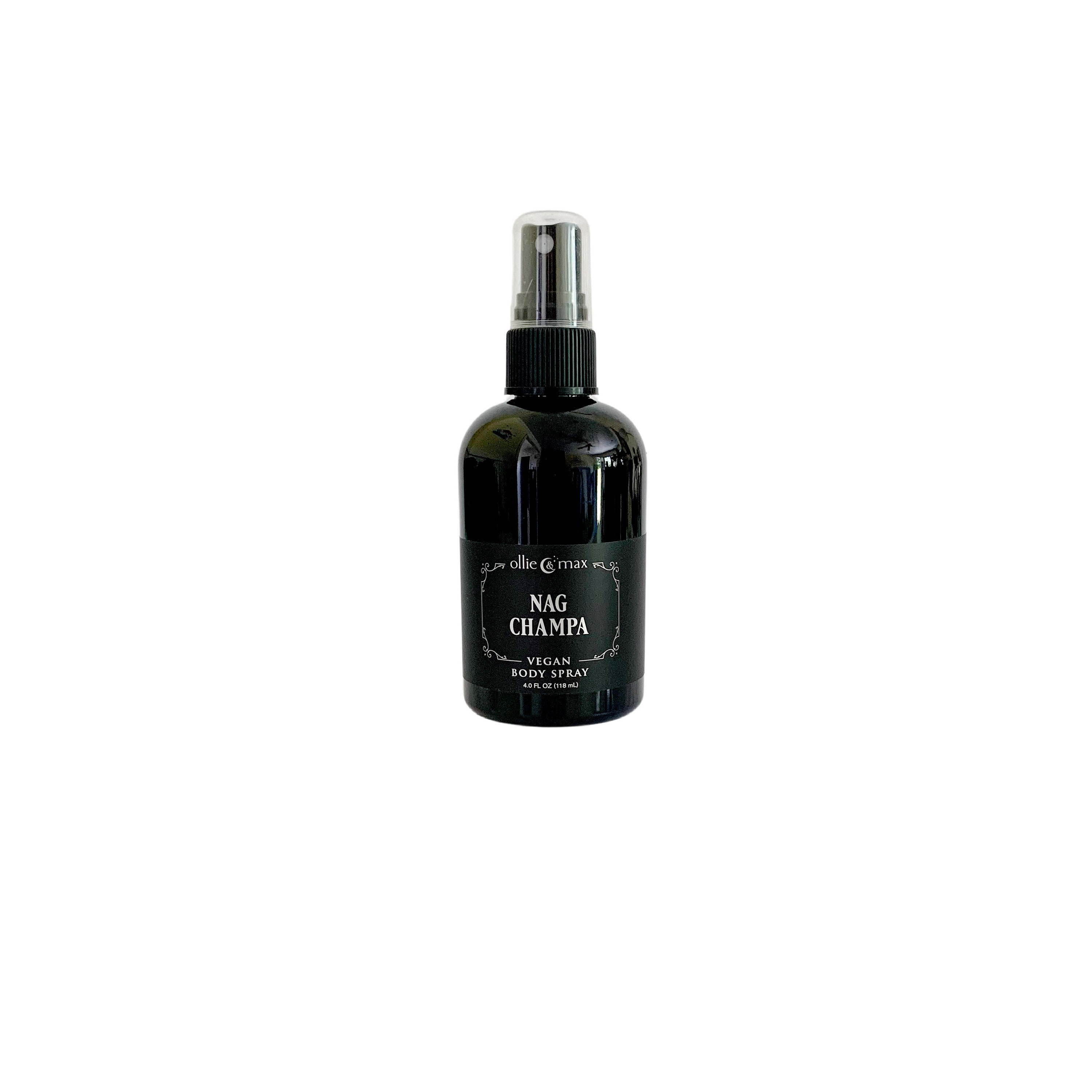 Nag Champa Body Spray, Vegan and Natural