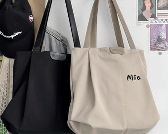 Bolsa tote de lona bordada: laptop de 15 polegadas, estilo Boho Commuter