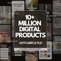 10+ Million Digital Products Bundle | Master Resell Rights MRR & Private Label Rights PLR for Passive Income, Done For You DFY product logo