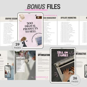 Instagram Carousels Templates Bundle | DFY PLR + MRR | Aesthetic Digital Marketing Carousel | Editable Social Media Templates image 6