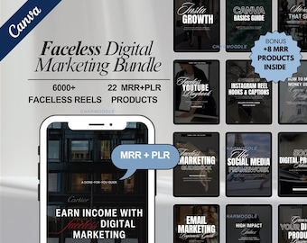 Faceless Digital Marketing Bundle MRR Produkte 22 | DFY Business Vault