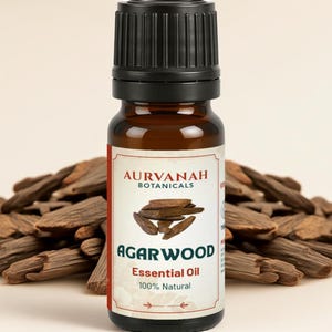 アガーウッド（沈香）エッセンシャルオイル｜ディフューザー、香水、DIY用セラピューティックグレードのアロマセラピーオイル