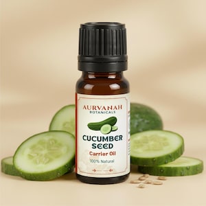 Cucumber Seed Oil – 100% Pure, Natural, Unrefined Cold Pressed Oils for Skin, Hair, massage, Scalp & Aromatherapy | 5 ML TO 1000 ML